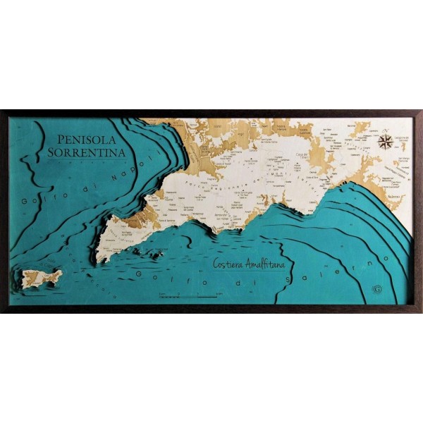 Amalfi Coast Map Chart