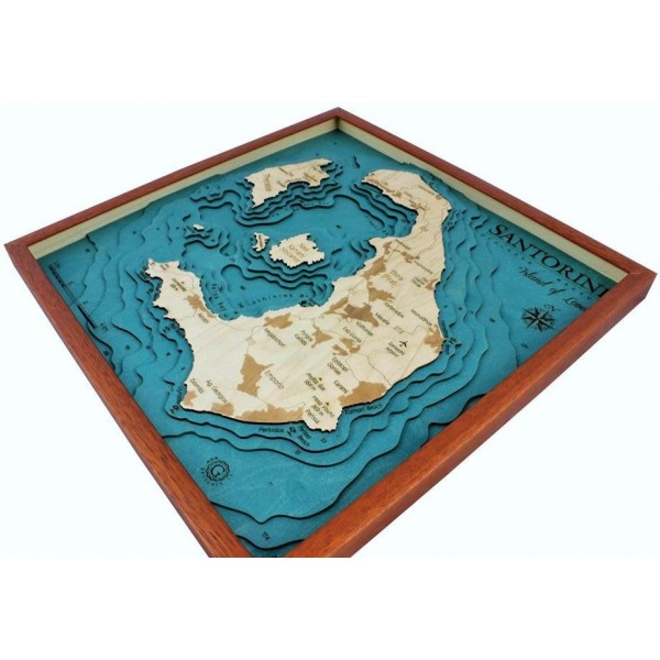 Mappa Santorini Cartina