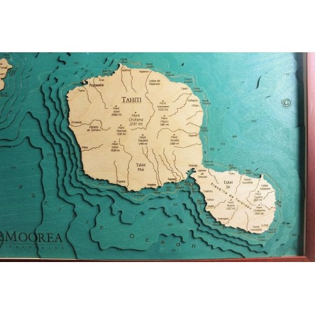Mappa Tahiti