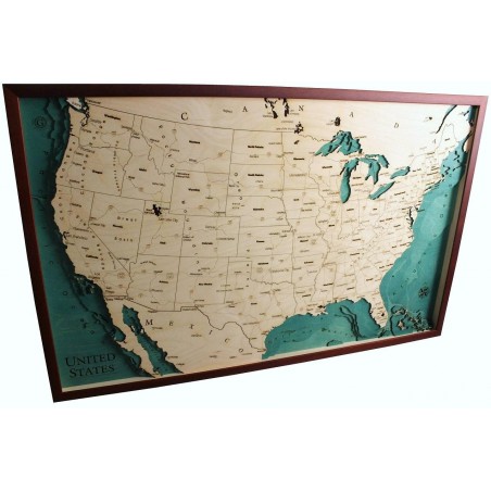 Mappa America Cartina