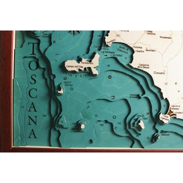 Tuscany Map Chart