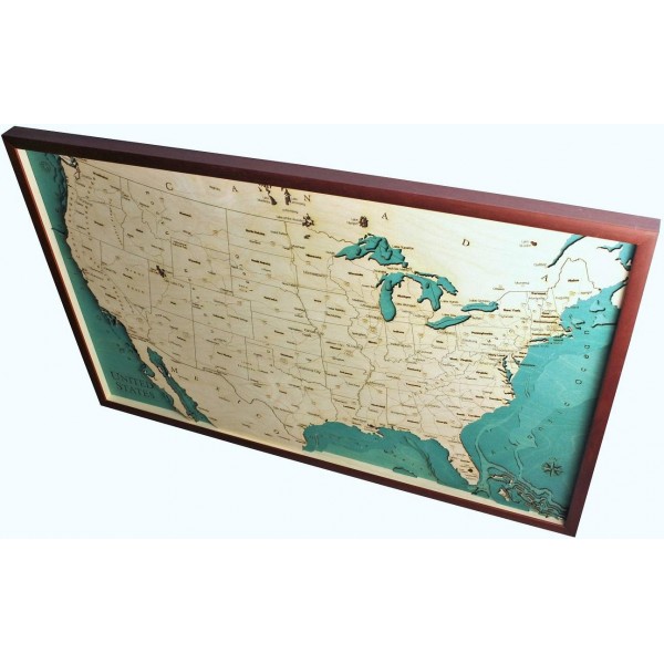 Mappa Stati Uniti Cartina