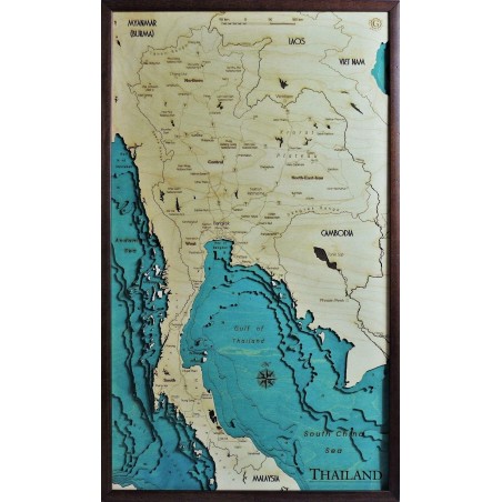 Mappa Thailandia Cartina