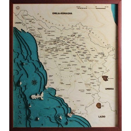 Tuscany Map Chart