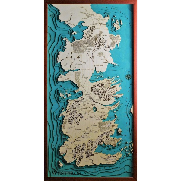 Mappa Westeros Cartina